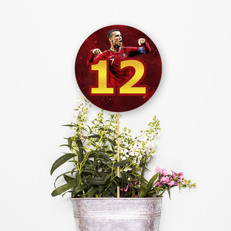 Αρίθμηση τραπεζιού Ronaldo κύκλος 13cm