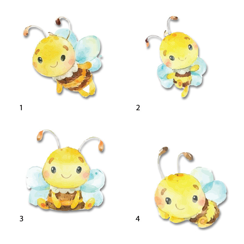 Διακοσμητική φιγούρα Μέλισσα 10cm Ξύλινη/1τμχ