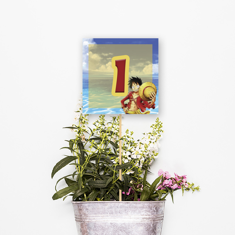 Αρίθμηση τραπεζιού One Piece τετράγωνο