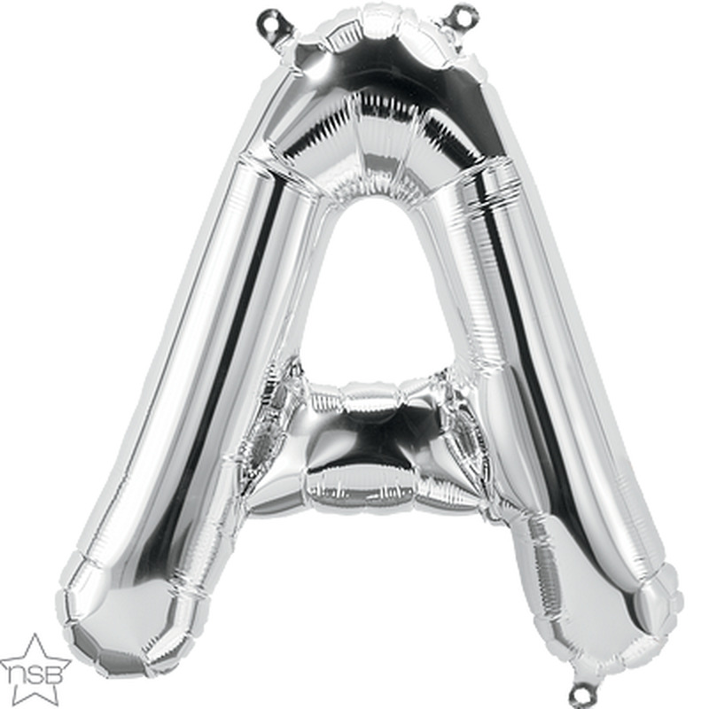 Μπαλόνι Φοιλ Μίνι Γράμμα A Ασημί 41εκ