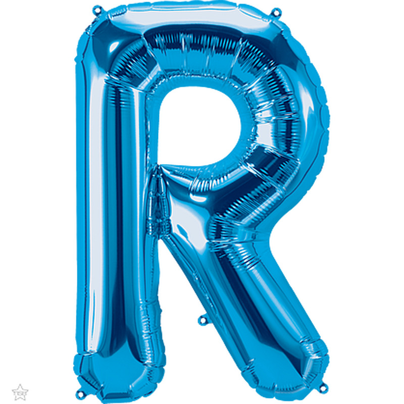 Μπαλόνι Φοιλ Γράμμα  R  Μπλε 34/ 86εκ