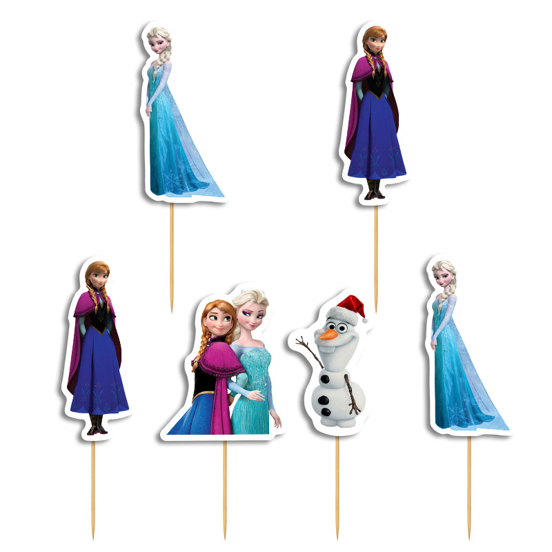Cupcake toppers Frozen 10cm / 8τμχ