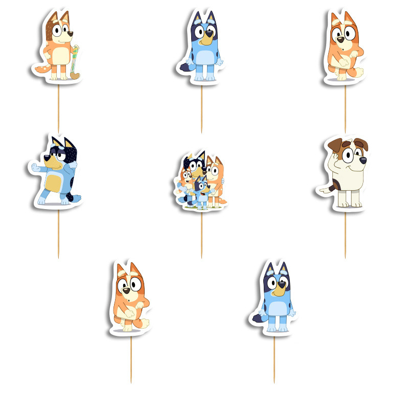 Οδοντογλυφίδες Bluey 5cm / 12τμχ