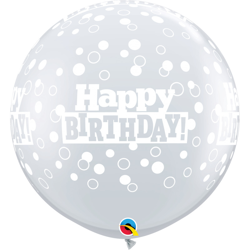 3Π Birthday Confetti Dots-A-Round Διάφανο /2 τεμ