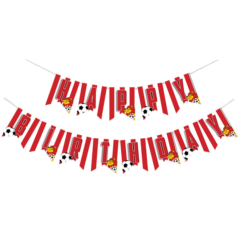 Γιρλάντα Γράμματα Ολυμπιακός Happy Birthday