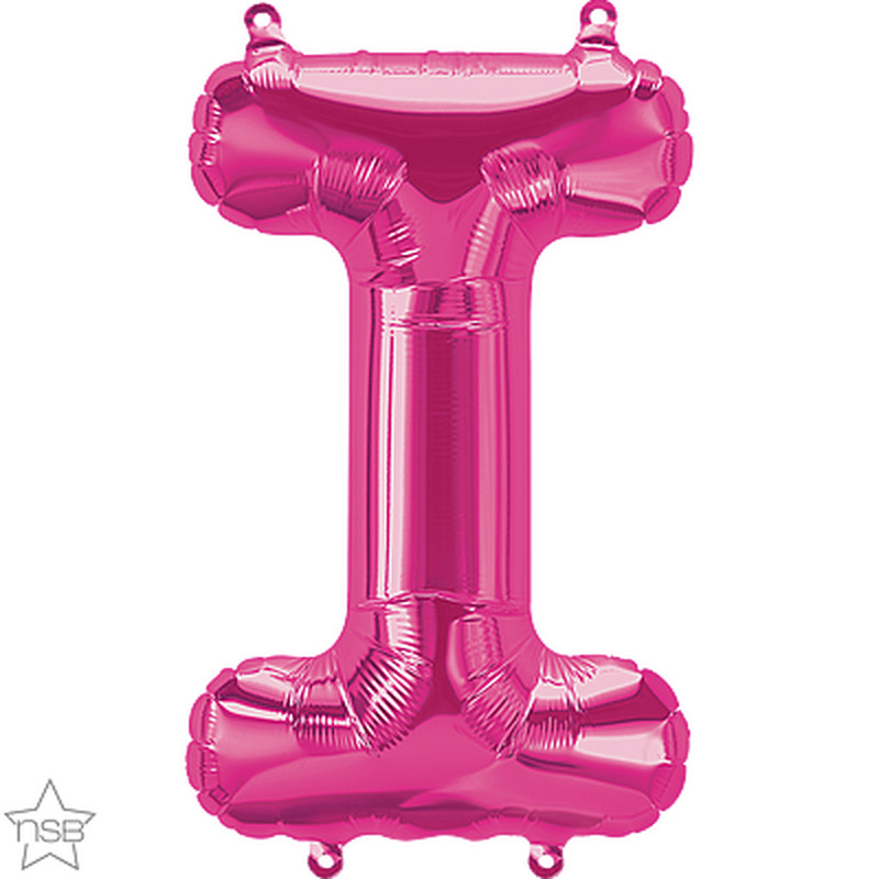 Μπαλόνι Φοιλ Μίνι Γράμμα I Φούξια 41εκ
