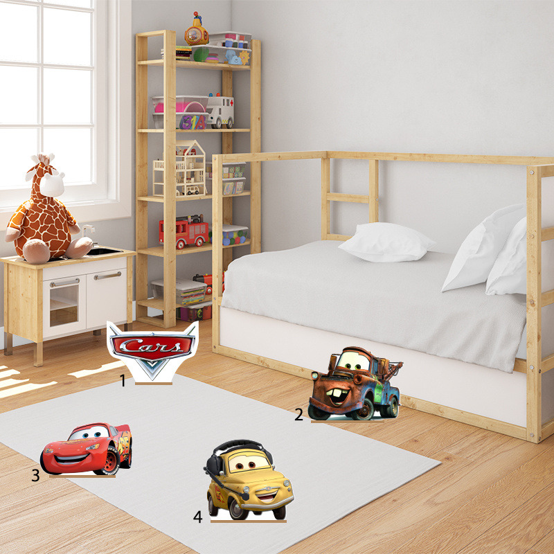 Διακοσμητική φιγούρα McQueen 20cm Ξύλινη με βάση/1 τμχ