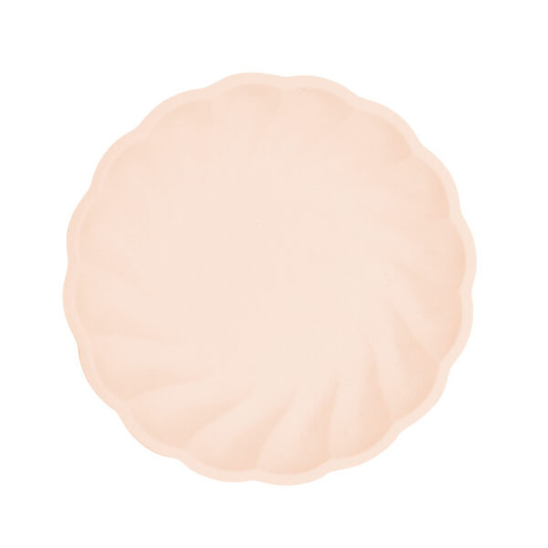 Πιάτα Στρογγυλά Vert Decor Apricot 22.9 εκ - Σομόν Παστέλ / 6 τεμ