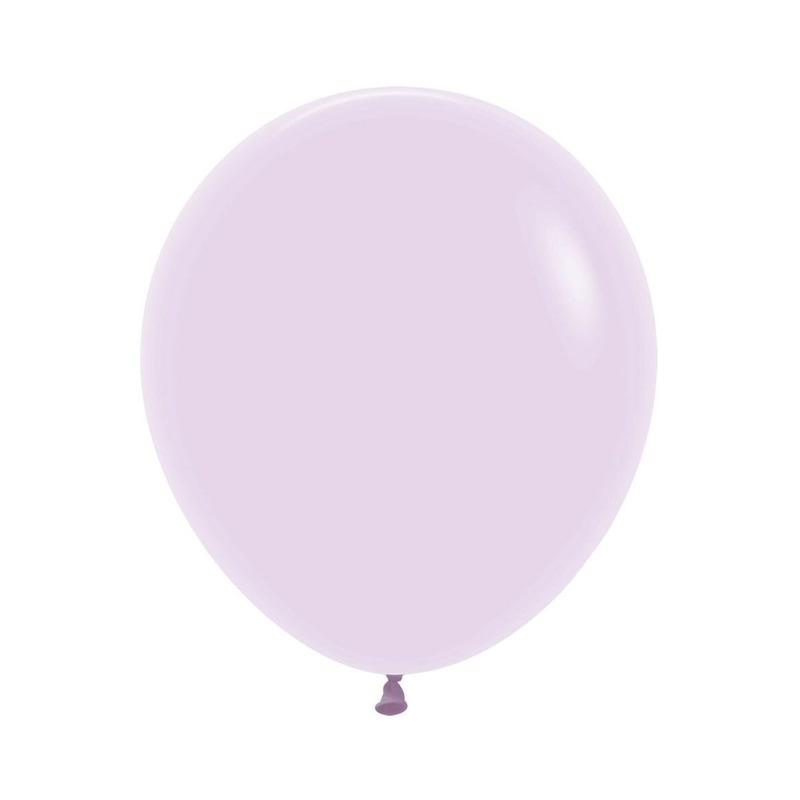 Μπαλόνια Λάτεξ 18 Λιλά Παστέλ / 25 τεμ - Pastel Matte Lilac