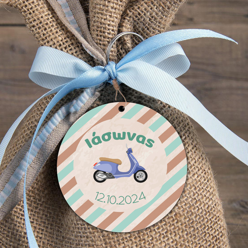 Βέσπα Ξύλινη Φιγούρα για μπομπονιέρα