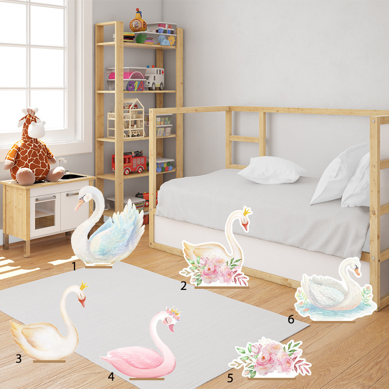 Διακοσμητική φιγούρα Κύκνος 50cm Ξύλινη με βάση/1 τμχ