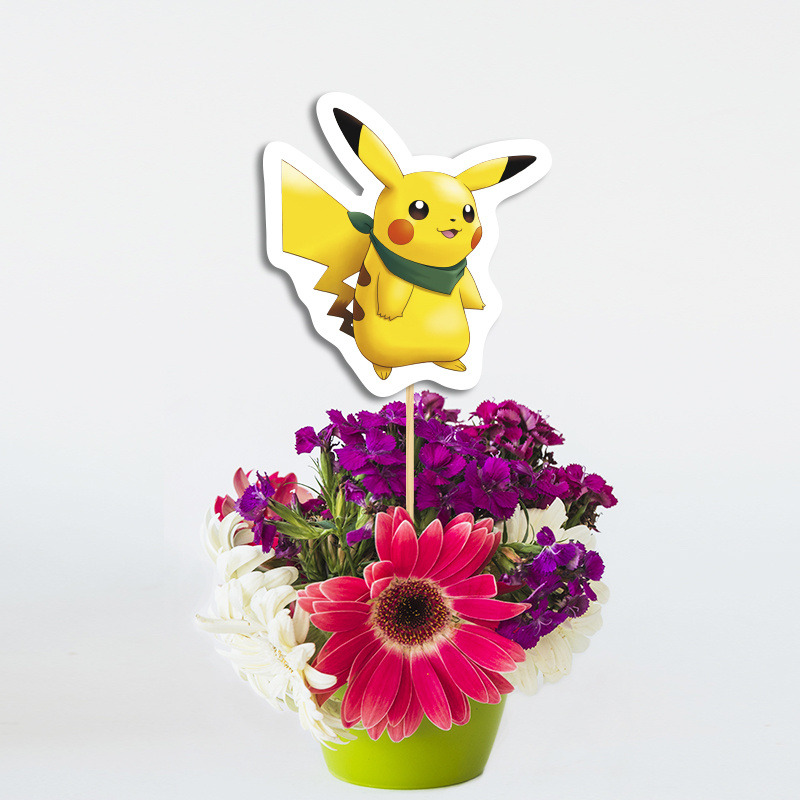 Διακοσμητικό Τοππερ Pokemon χάρτινο για τον Μπουφέ/ 20cm