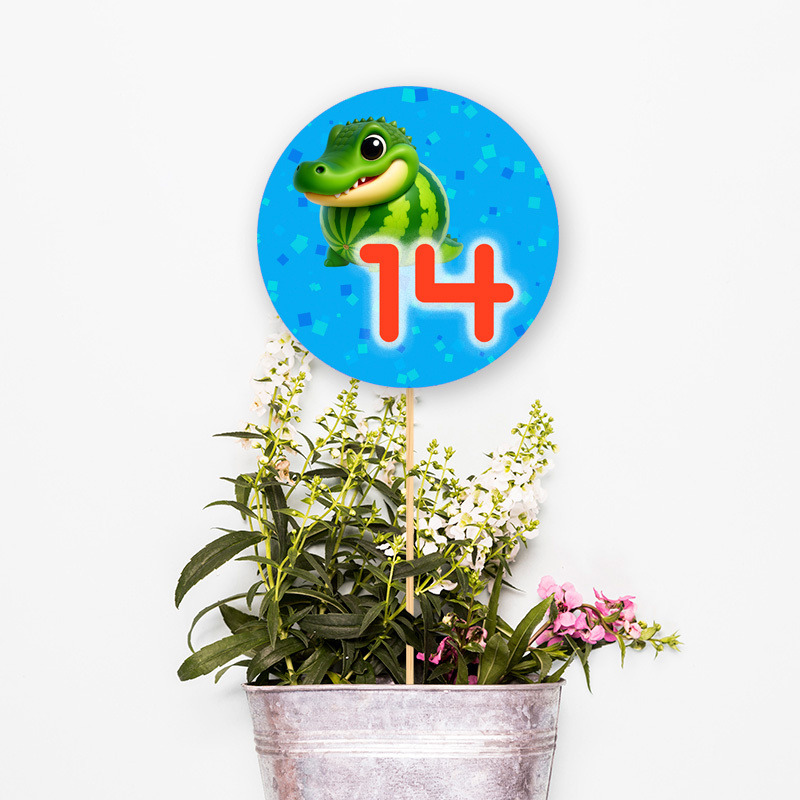 Αρίθμηση τραπεζιού 67 & Brainrot κύκλος 13cm