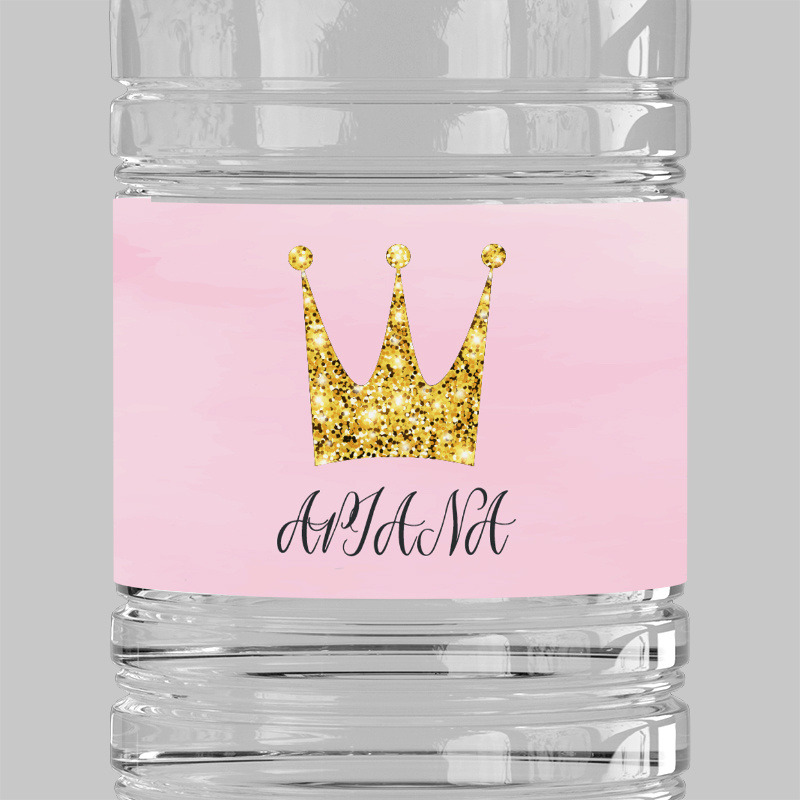 Ετικέτες νερού με όνομα Κορώνα  / 8 τμχ