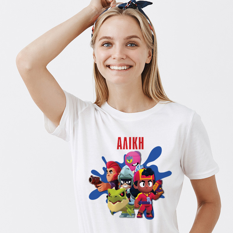 Γυναικείο T-shirt Brawl Stars για την Μαμά με όνομα