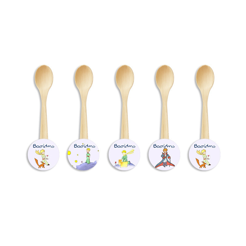 Ξύλινα Κουταλάκια με όνομα μικρός Πρίγκιπας / 8τμχ