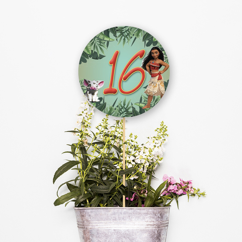 Αρίθμηση τραπεζιού Moana κύκλος 13cm