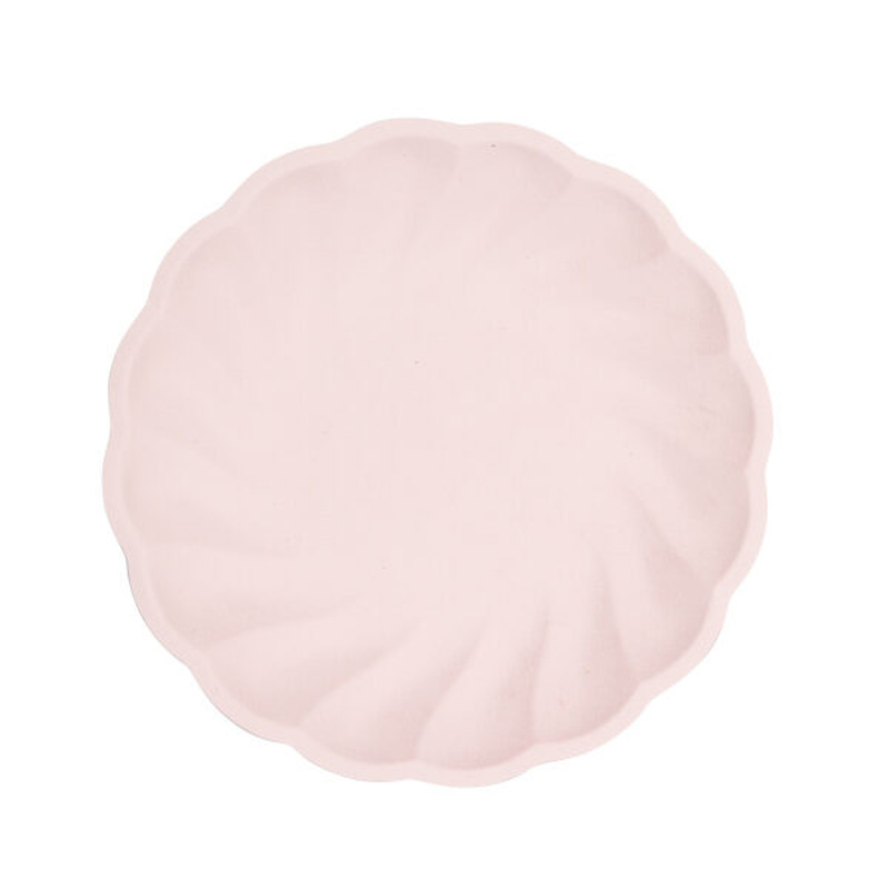 Πιάτα Στρογγυλά Vert Decor Pink 22.9 εκ - Ροζ Παστέλ / 6 τεμ