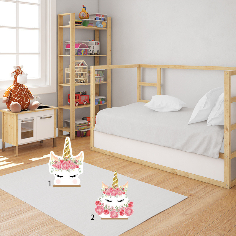 Διακοσμητική φιγούρα Unicorn 50cm Ξύλινη με βάση/1 τμχ