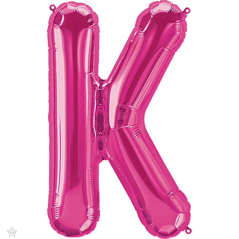 Μπαλόνι Φοιλ Γράμμα  K Φούξια 34/ 86εκ