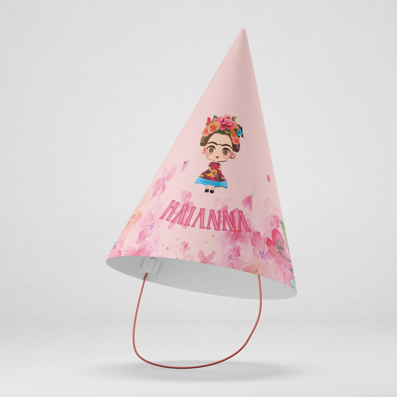 Καπελάκια πάρτυ με όνομα Frida Kahlo / 8τμχ