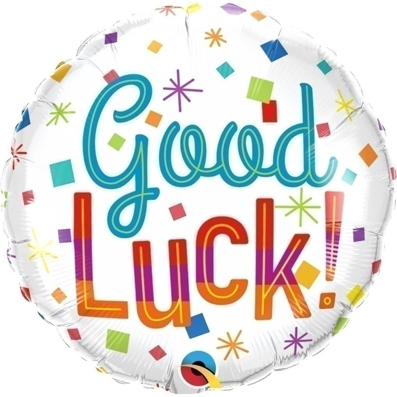 Μπαλόνι Φοιλ 18 Good Luck Colorful Confetti /46 εκ