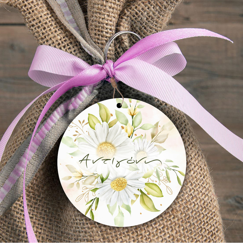 Ξύλινη φιγούρα Μαργαρίτα για μπομπονιέρα