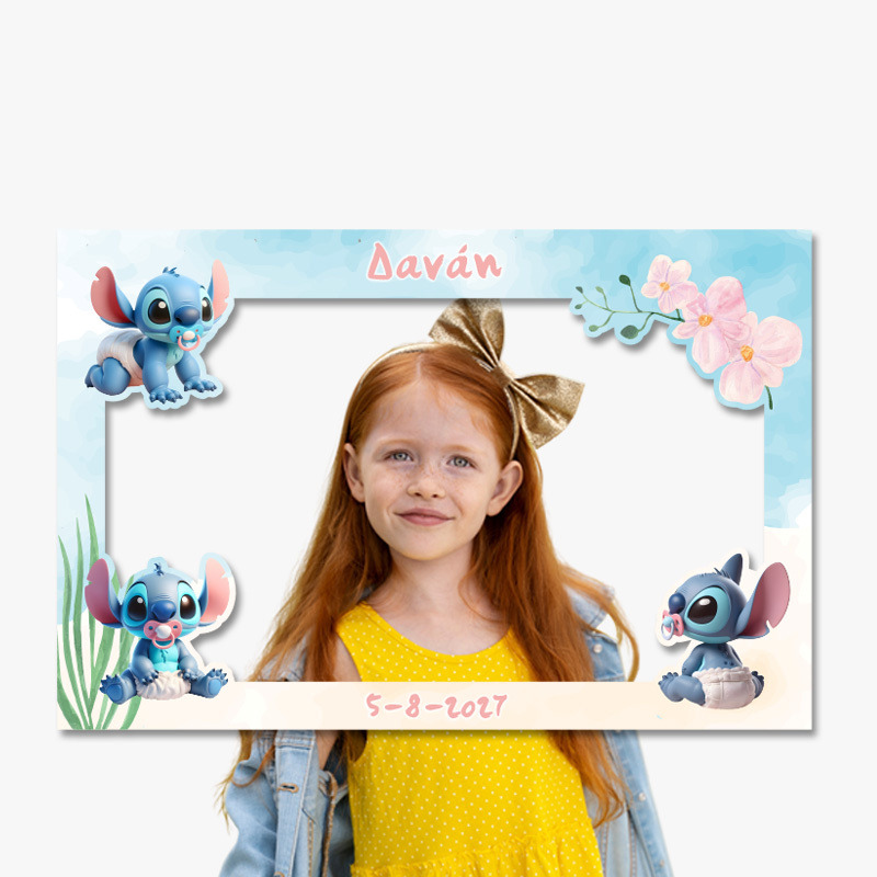 Κάδρο Photobooth Baby Stitch για φωτογραφίες/ 60cm*40cm