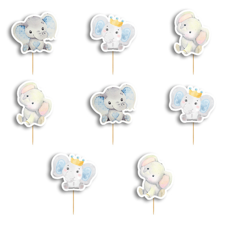 Οδοντογλυφίδες Ελεφαντάκι 5cm / 12τμχ