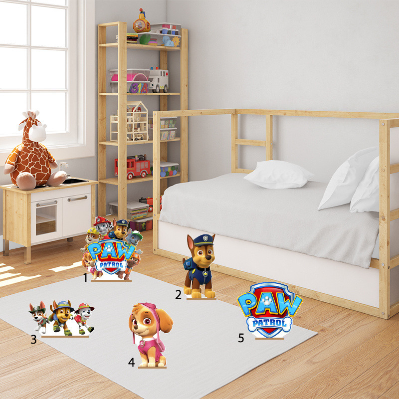 Διακοσμητική φιγούρα Paw Patrol 20cm Ξύλινη με βάση/1 τμχ