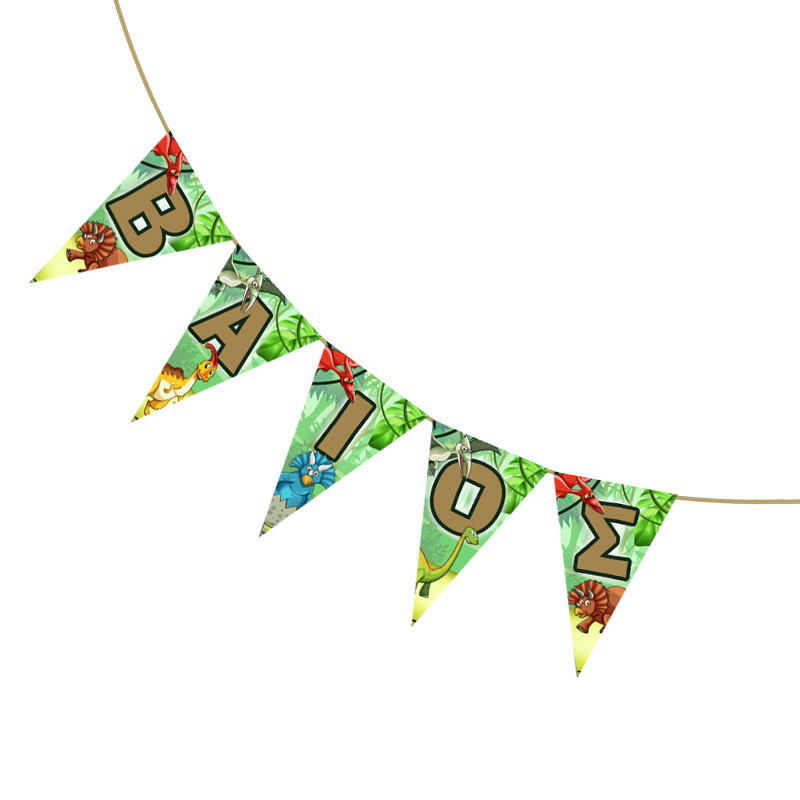 Σημαιάκια με όνομα Δεινόσαυροι τρίγωνα