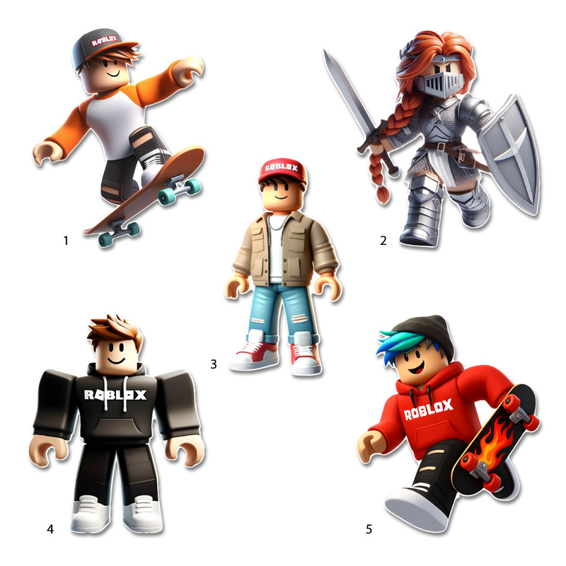 Διακοσμητική φιγούρα Roblox 10cm Ξύλινη/1τμχ