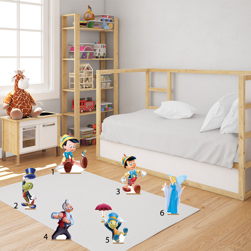 Διακοσμητική φιγούρα Πινόκιο 20cm Ξύλινη με βάση/1 τμχ