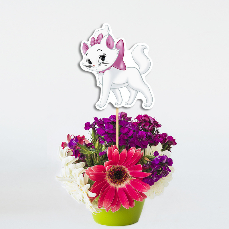 Χάρτινο διακοσμητικό Τοππερ Αριστόγατες Μαρί/ 20cm