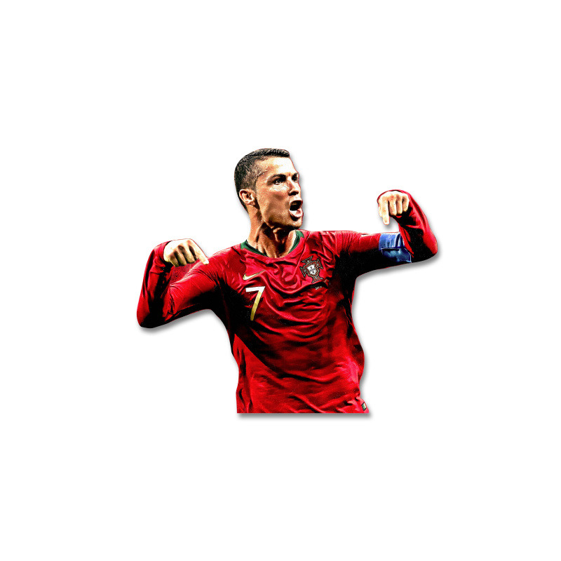 Διακοσμητική φιγούρα Ronaldo 10cm Ξύλινη/1τμχ