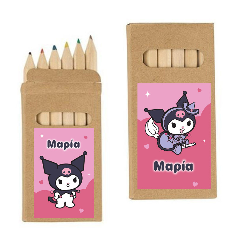 Ξυλομπογιές Kuromi με όνομα