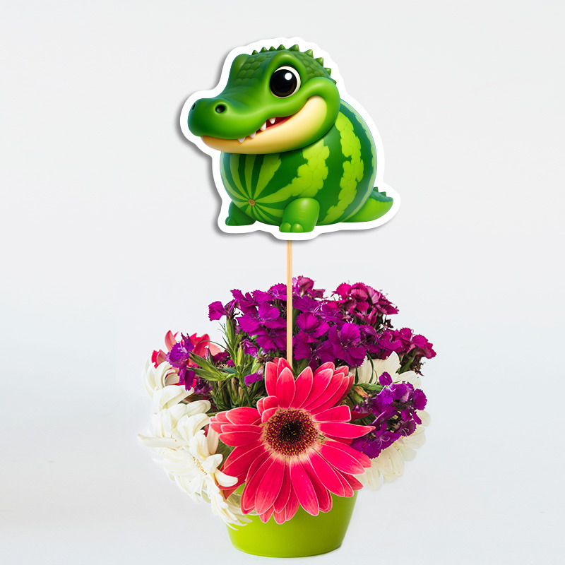 Διακοσμητικό Topper 67 & Brainrot χάρτινο 20cm