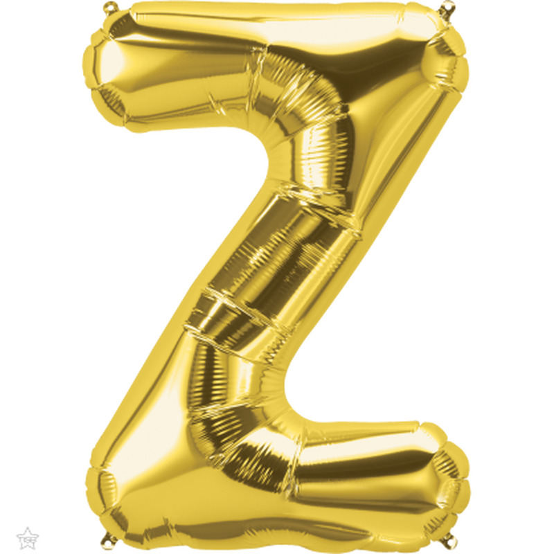 Μπαλόνι Φοιλ Γράμμα  Z  Χρυσό 34/ 86εκ