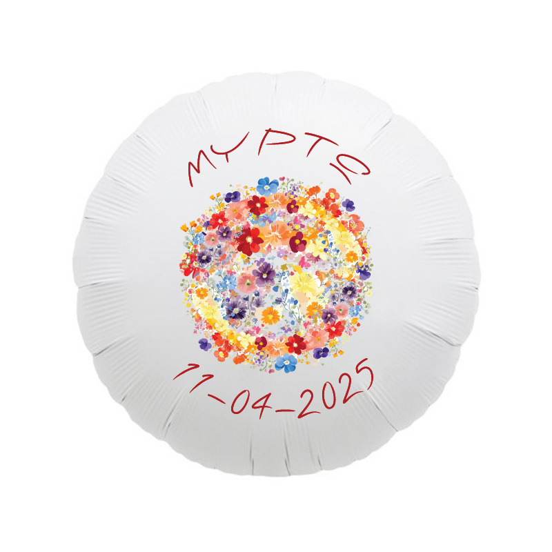 Μπαλόνι Φόιλ για Floral με όνομα/43cm