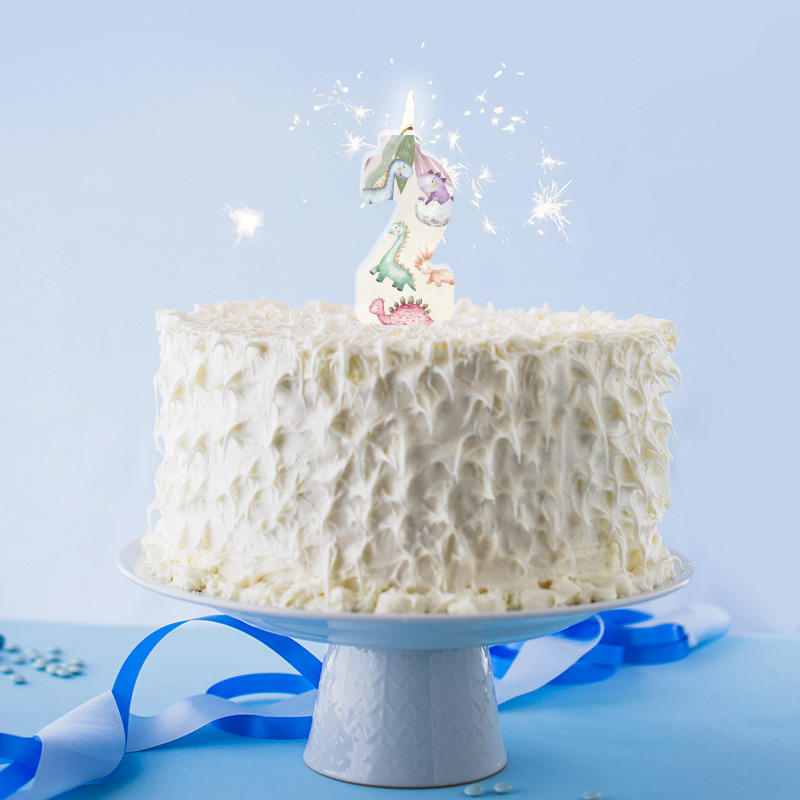 Κερί Νούμερο 2 Baby Dino