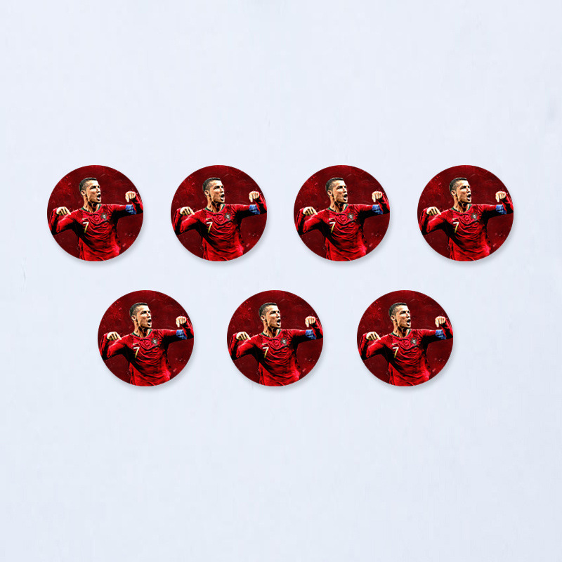 Ξύλινες Κονκάρδες Ronaldo / 8τμχ