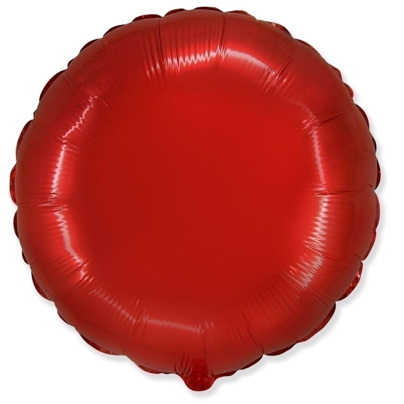 Μπαλόνι Φοιλ 32 Στρογγυλό - Κόκκινο / 81 εκ ασυσκεύαστο