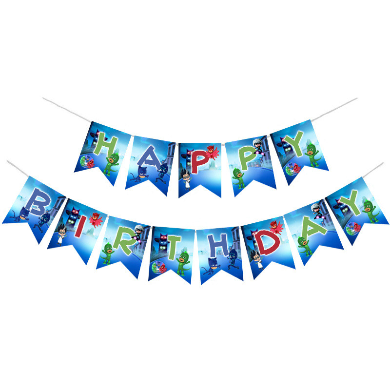 Γιρλάντα Γράμματα PJ Masks Happy Birthday
