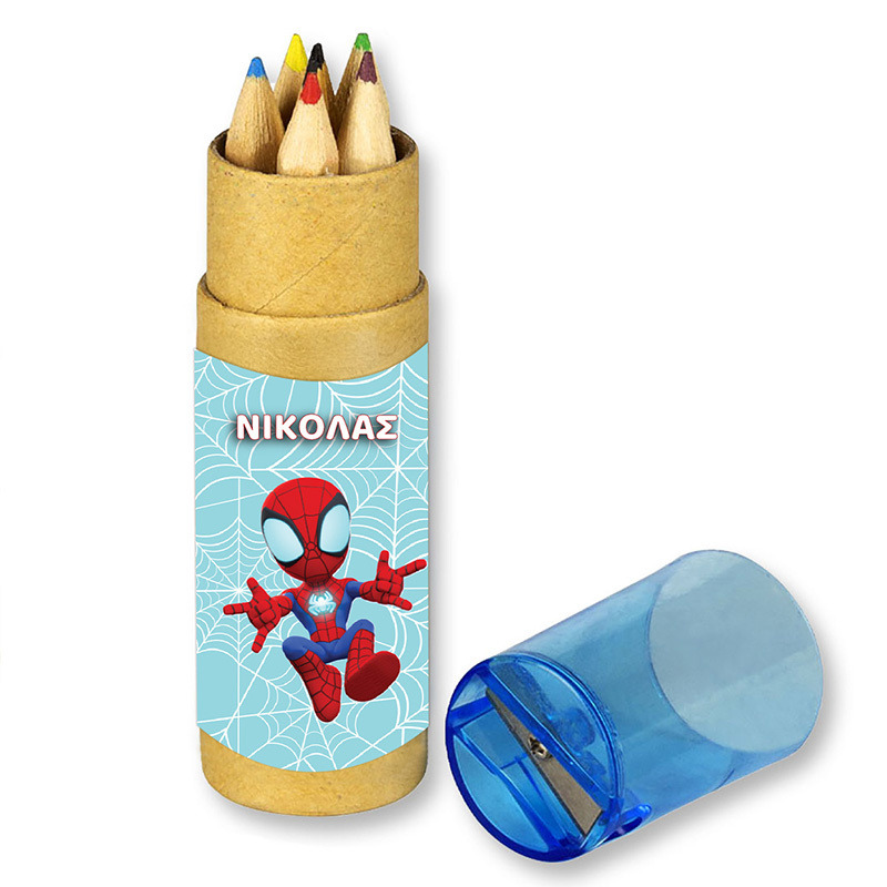 Spidey Ξυλομπογιές με όνομα