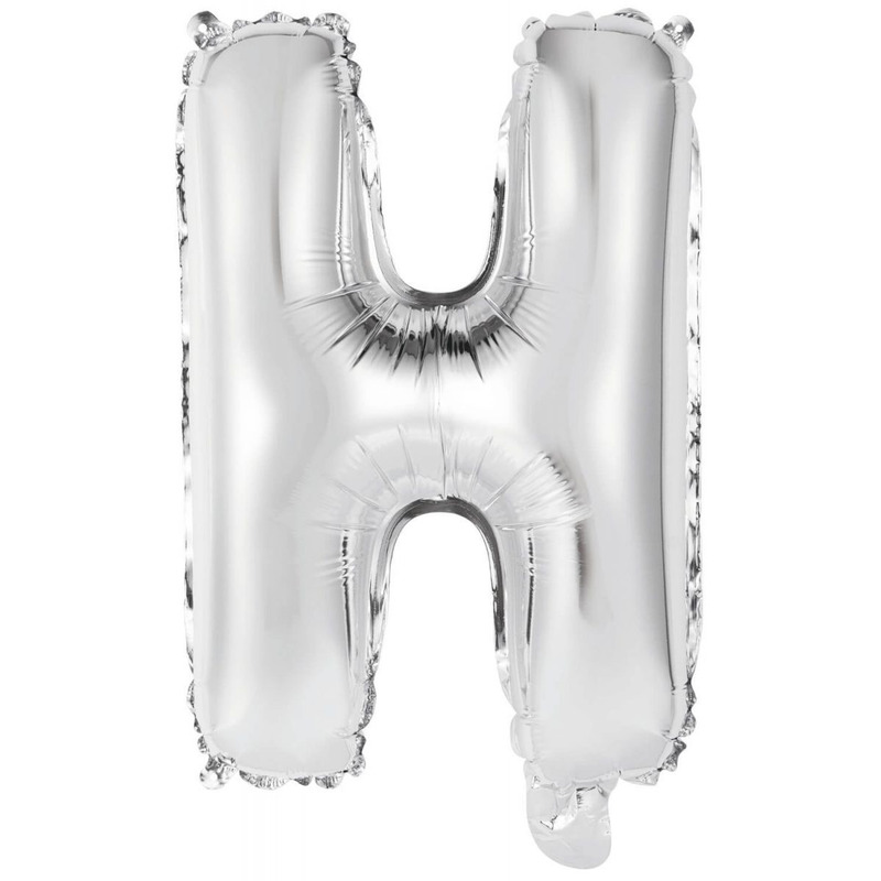 Μπαλόνι Φοιλ Μίνι Γράμμα H Ασημί