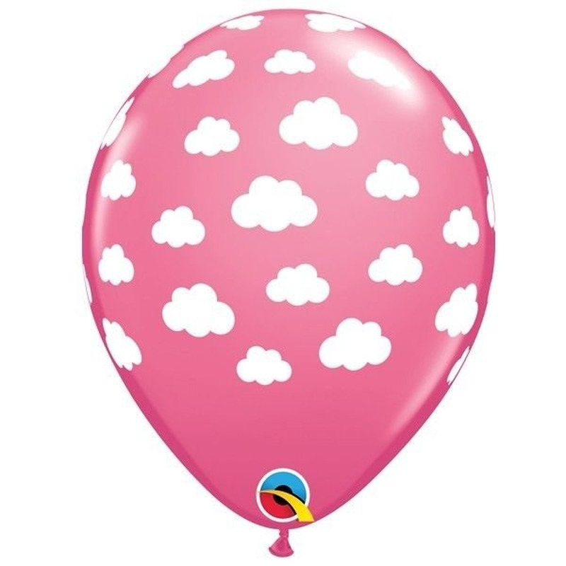 Μπαλόνια Λάτεξ 11 Clouds Rose /25 τεμ - Σύννεφα