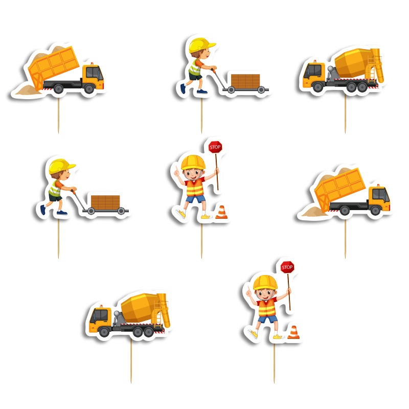 Οδοντογλυφίδες Εργοτάξιο 5cm / 12τμχ