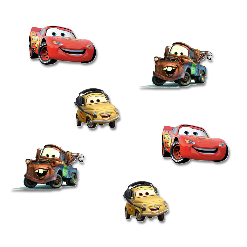 Αυτοκόλλητα McQueen 5cm / 8τμχ