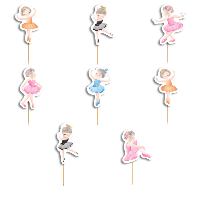 Οδοντογλυφίδες Μπαλαρίνα 5cm / 12τμχ