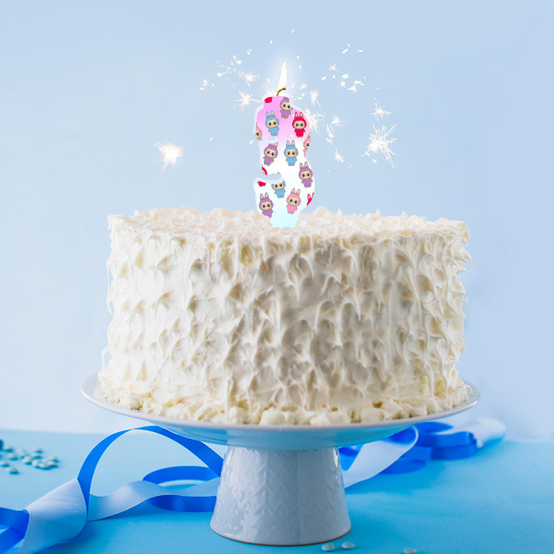 Κερί Νούμερο 3 Labubu